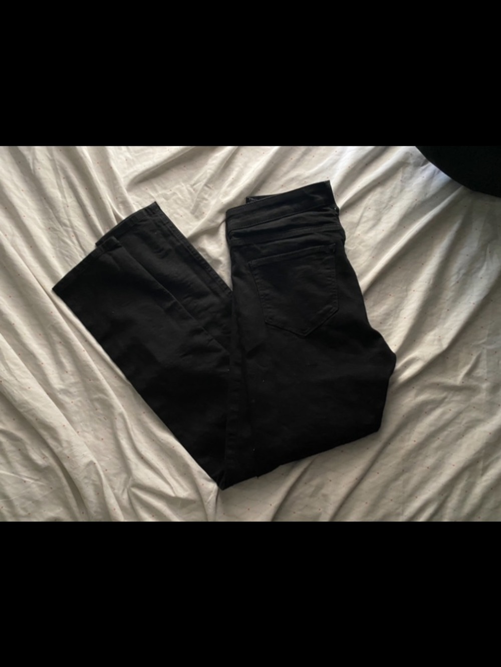 Classic Black Straight-Leg Jeans